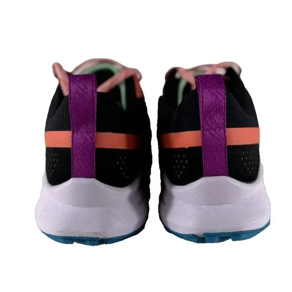 Nike Men's React Pegasus Trail 4 Black Magic Ember Vivid Purple Sneakers Size 10